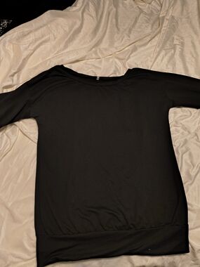 Women's Black Off The Shoulder Long Sleeve Dress